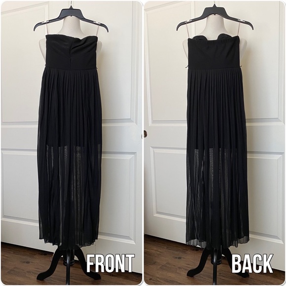 Charlotte Russe Dresses & Skirts - Strapless Black Maxi Dress